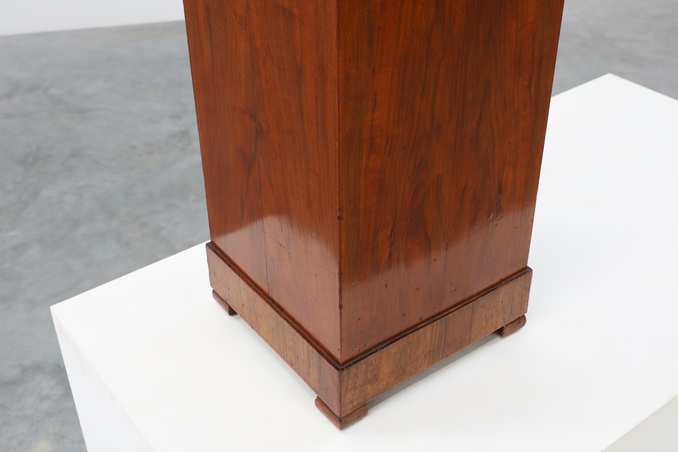Art Deco wooden umbrella stand, Italy 1920sthumbnail